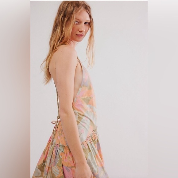 Free People Deserted Island Mini Dress NWT - Picture 2 of 13